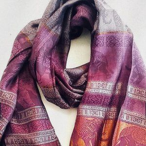 Pashmina Women's Long Silk Scarf/Wrap NWOT
